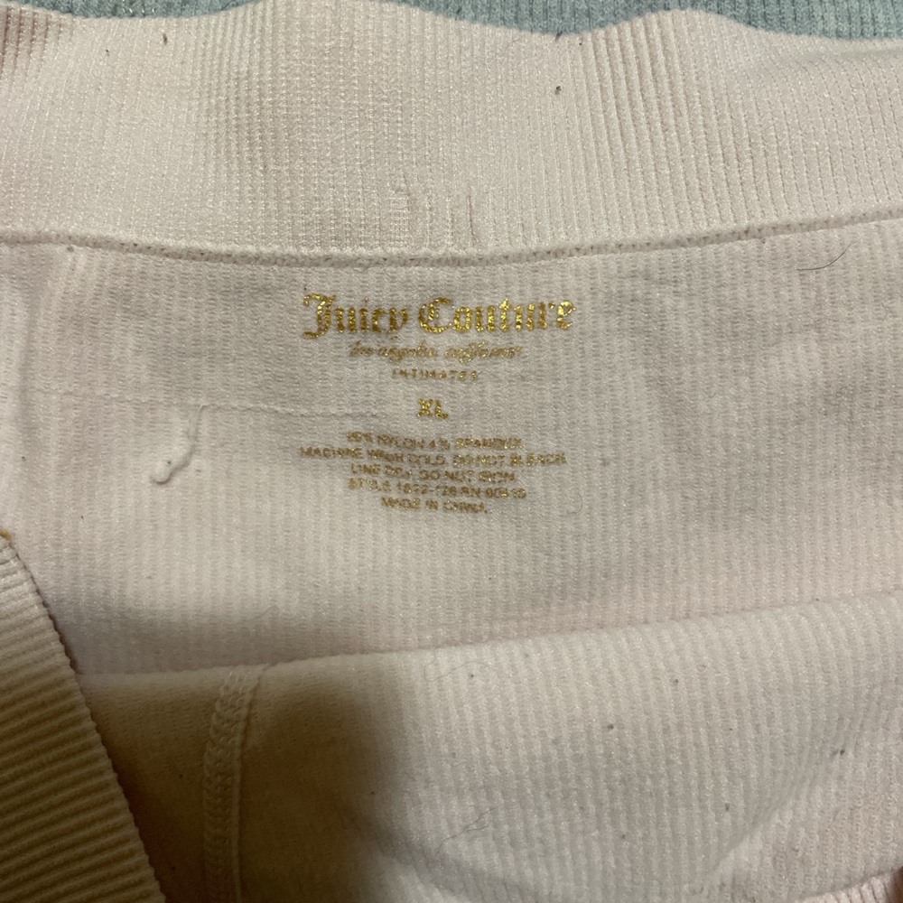 Juicy Couture Pink and Gray Kids Leggings - Picture 2 of 2